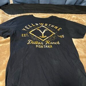 Yellowstone Dutton Ranch Black T-Shirt